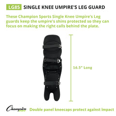 Single Knee Umpire's Leg Guard