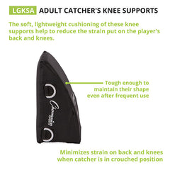 Adult Catcher's Knee Supports