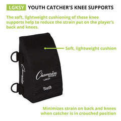 Youth Catcher's Knee Supports