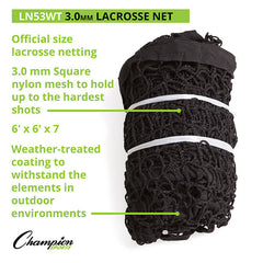 3 mm Weather Treated Lacrosse Net