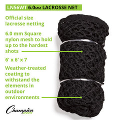 6 mm Weather Treated Lacrosse Net