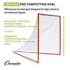 Pro Competition Lacrosse Goal