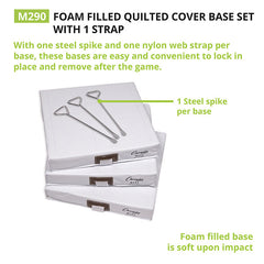 Foam Filled Quilted Cover Base Set