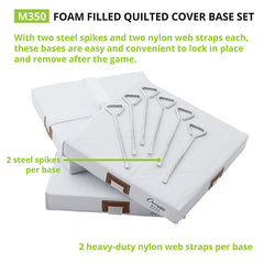 Foam Filled Quilted Cover Base Set