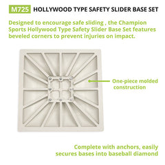 Hollywood Type Safety Slider Base