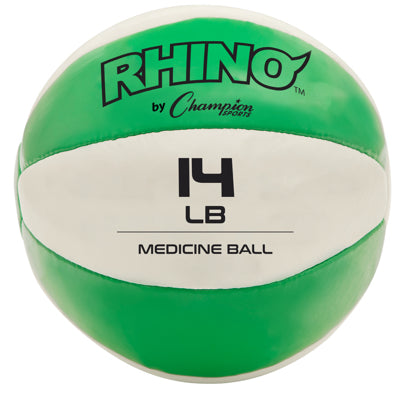 14 LB Rhino Leather Medicine Ball