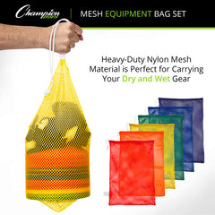 18x12 Mesh Bag Set of 6 Colors