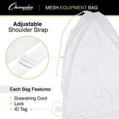 Mesh Equipment Bag w/Shoulder Strap