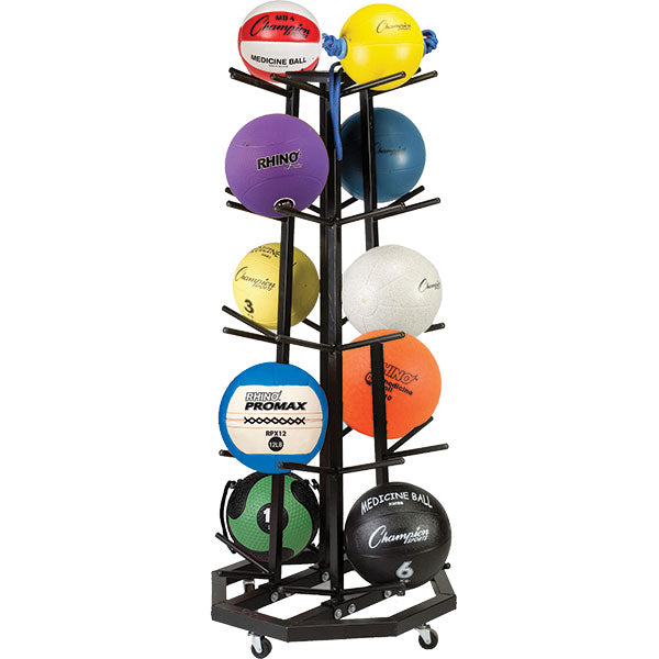 Deluxe Medicine Ball Rack