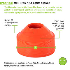 Mini Neon Field Cones