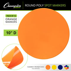 Poly Spot Marker Orange