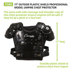 Outside Plastic Shield Pro Chest Protector