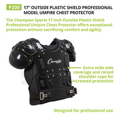 Outside Plastic Shield Pro Chest Protector