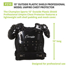 Outside Plastic Shield Pro Chest Protector