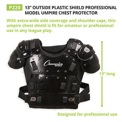 Outside Plastic Shield Pro Chest Protector