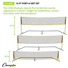 14 FT Rhino Port-A-Net Set