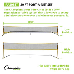 20 FT Rhino Port-A-Net Set