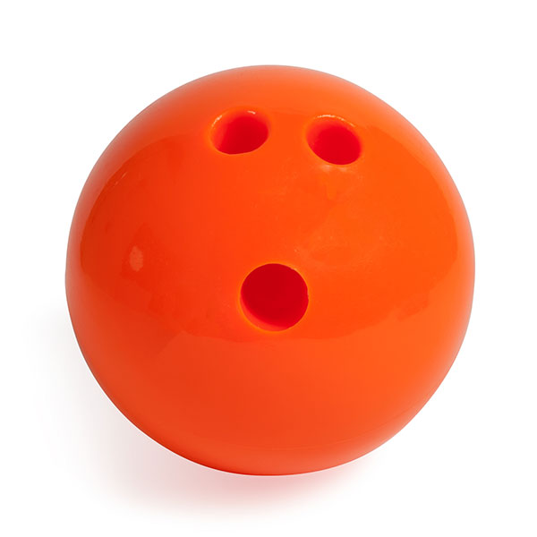 3 LB Rubberized Plastic Bowling Ball