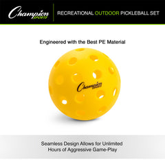 Recreational Outdoor Pickleball Set