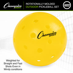 Roto Molded Outdoor Pickleball Set