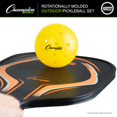 Roto Molded Outdoor Pickleball Set