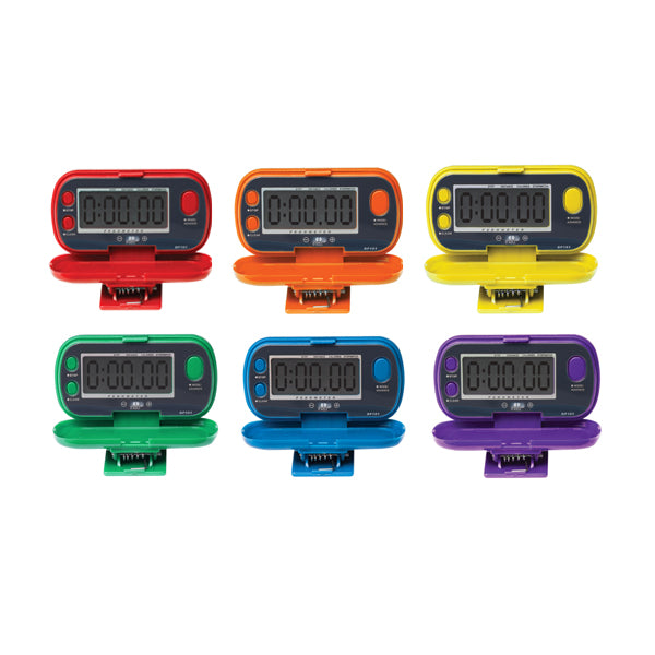 Digital Pedometer Set of 6