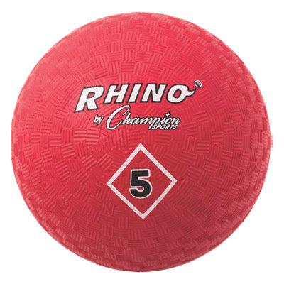 5 Inch Playground Ball Red