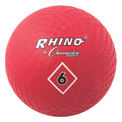 6 Inch Playground Ball Red