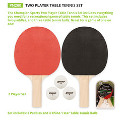 Two Player Table Tennis Set