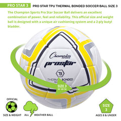 Prostar Soccer Ball Size