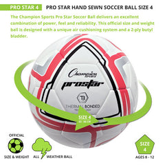 Prostar Soccer Ball Size