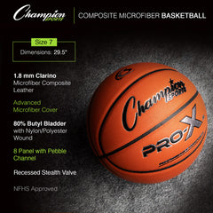 Men's Composite Microfiber Basketball