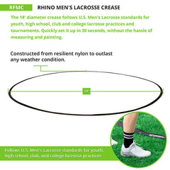 Rhino Men's Lacrosse Crease