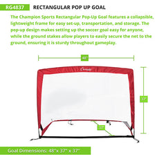 Rectangular Pop-Up Goal