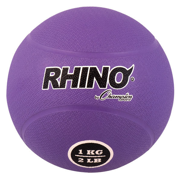 1 Kilo Rubber Medicine Ball Purple