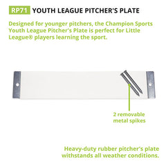 Youth League Pitcher's Plate