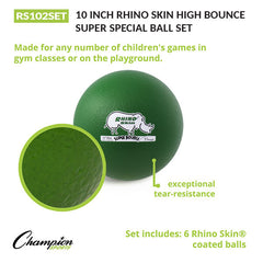 10 Inch Rhino Skin High Bounce Super Special Ball Set