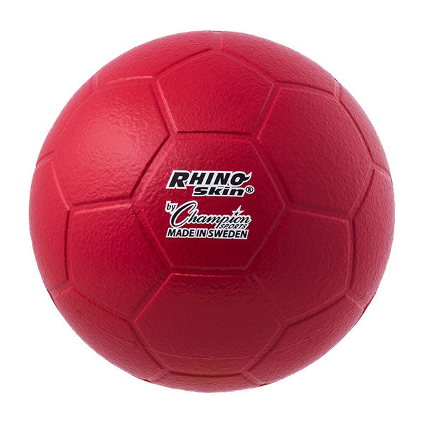 Rhino Skin Molded Foam Soccer Ball Size 4 Red