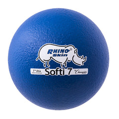 7 Inch Rhino Skin Softi Low Bounce Foam Ball Blue