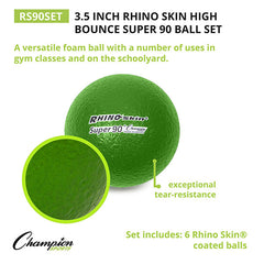 3.25 Inch Rhino Skin High Bounce Super 90 Foam Ball Green