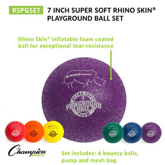 8.5 Inch Soft Rhino Skin Playground Ball Set