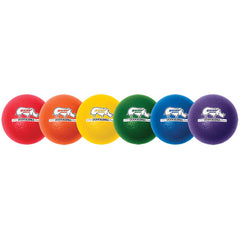 8 Inch Rhino Skin Low Bounce Dodgeball Set