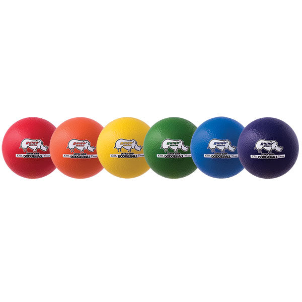 Rhino Skin® Low Bounce Ultra Grip Dodgeball Set