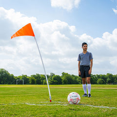 One-Piece Economy Soccer Corner Flag Set