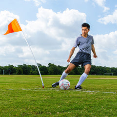 One-Piece Economy Soccer Corner Flag Set