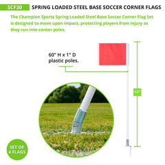 Spring Loaded Corner Flags