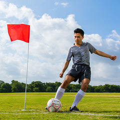 Slim Line Soccer Corner Flags