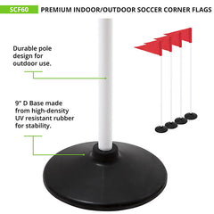 Premium Soccer Corner Flags