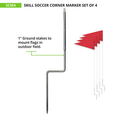 Economy Soccer Corner Flags