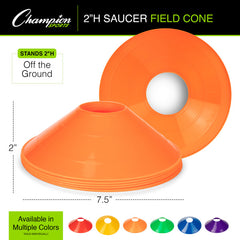 Saucer Field Cone Set of 48